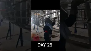 Watch the complete build on youtube.#performanceboats #welding #aluminiumfabrication #boatbuild