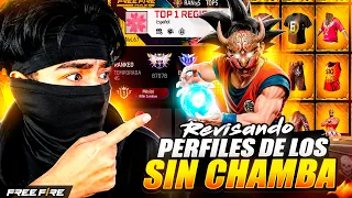 REVISE el PERFIL de los SIN CHAMBA en FREEFIRE Y OCULTAN ESTO!