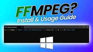 Download How to Install FFMPEG on Windows \u0026 Convert MP4 to WebM MP3