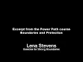 Power Path Exercise for Stronger Boundaries with Lena Stevens