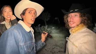 24 Hrs Alone In The Desert Hunting Skinwalkers 