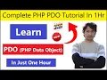 Complete PHP PDO PHP Data Object Tutorial in one hour CSEtutorials