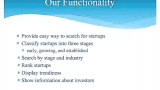 CS410 Project Demo Startup Search