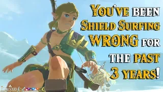 Pressing R while Shield Surfing DOES WHAT 3330 Hours Later in Zelda Breath of the Wild