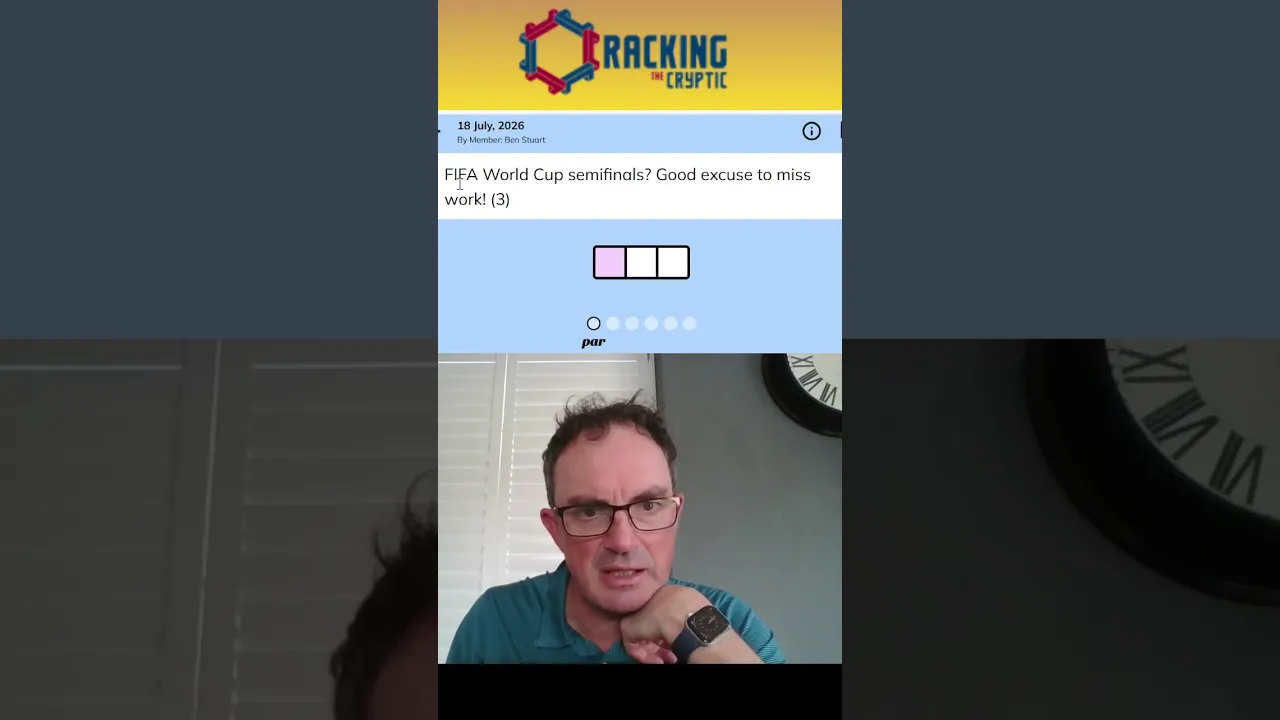MinuteCryptic in a Minute - 18 July 2026 - BONKERS!