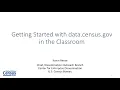 Getting Started with data census gov in the Classrooms