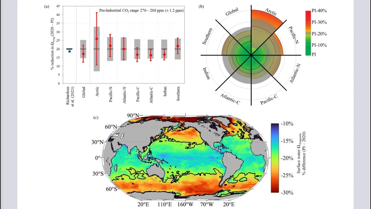 Ocean Acidification Exceeded the Planetary Boundary Limit Back in 2020, according to Newest Research