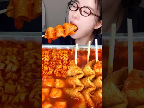이건 못참지~!! 1석2조 꼬치 어묵 떡볶이 먹방🔥