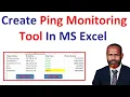 How To Create Ping Monitoring Tool In Microsoft Excel