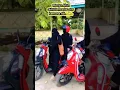 Masya Allah ukhti bercadar otw pakai motor