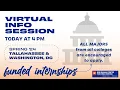 Summer 2024 Washington Internship Program Info Session