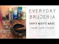 Call in Your Power with Santa Muerte Magic Candle Cards Crystals Everyday Brujeria