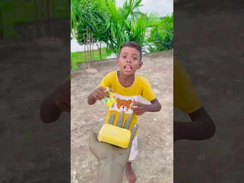 ভাইয়ের হাত পরিষ্কার করতে সাবান দিলো রাজু! 🧼😂 | #shorts #rajuvideo #brother #funny