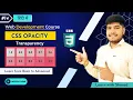 Opacity in CSS Transparency Opacity vs RGBA Web Development Course TechLoji