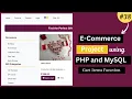 E-Commerce Website Project Using PHP MySQL Admin User Panel Cart Item function - 38