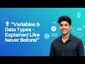Variables and Data Types in Java Full Beginner Explanation in Hindi Java Tutorial for Students