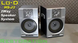 Lo-D HS-J3 2 Way Speaker System Restoration