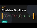 Contains Duplicate LeetCode 217 Full solution with HashSet explanation in python