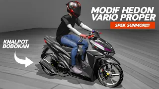 riliss mod bussid vario 150 proper sound knalpot bobokan mberrr 