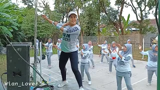 dj haning lagu dayak remix viral full bass senam col by wian