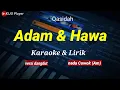 Download Lagu ADAM \u0026 HAWA || Karaoke \u0026 Lirik || versi dangdut || nada cowok(Am)