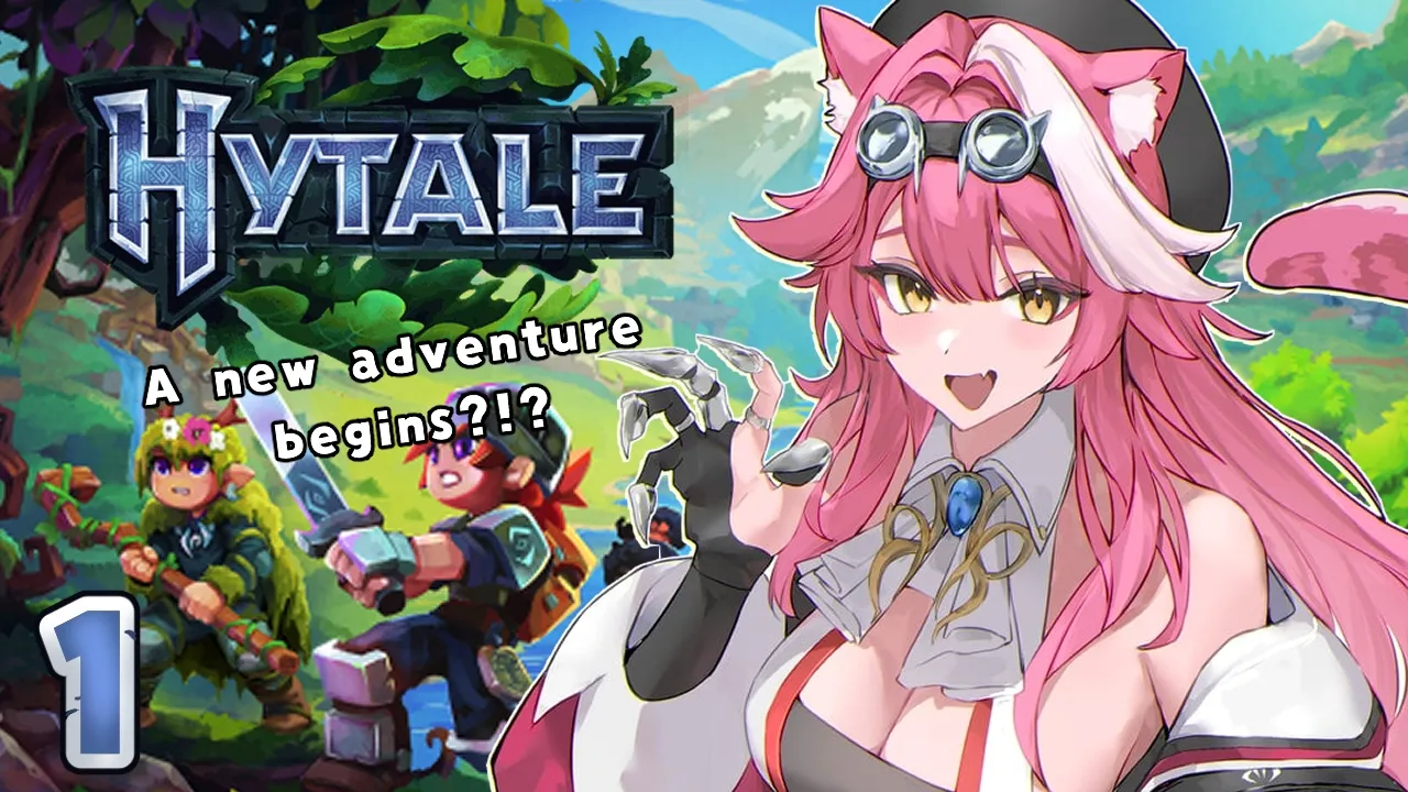 【HYTALE】A NEW ADVENTURE BEGINS! LET'S GO CHATTINI! 【#1】