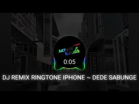 Download MP3 DJ REMIX RINGTONE IPHONE ~ DEDE  SABUNGE