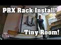 PRX Folding Squat Rack Install In Tiny Room