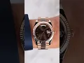 The Everose Rolex Day-Date 40 shines from every angle