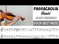 Free Sheet || Passacaglia - Handel || Violin Sheet Music