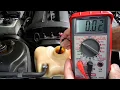 Antifreeze coolant Checking with a Multimeter