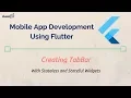 Flutter Creating TabBar