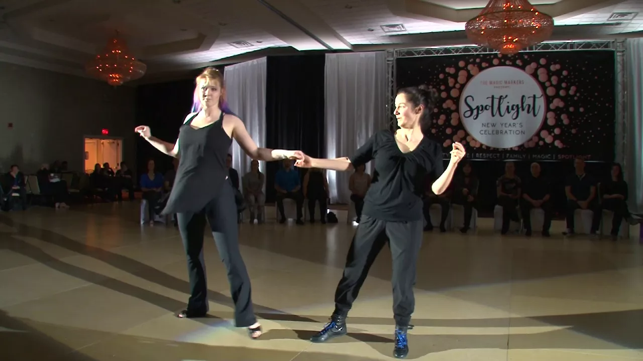 Spotlight New Years 2017 2018 Advanced Jack & Jill Katia Grigoriants & Savannah Read