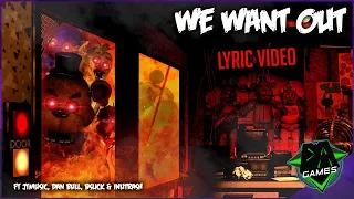 Download FNAF 1 SONG - We Want Out (Ft. JTMusic, Dan Bull, BSlick \u0026 InuTrash) | DAGames MP3