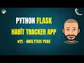 Habit Tracker - Build the Analytics Page with Chart js Totals Habits