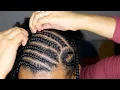 Watch Me Cornrow My Own Natural Hair Heart Braids