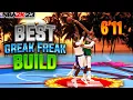 GAMEBREAKING 6 11 GREEK FREAK BUILD W EVERY CONTACT DUNK in NBA 2K23 SEASON 4 BEST BUILD