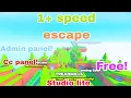 1 speed escape with admin panel kit Studio lite tutorial