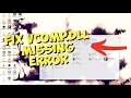How To Fix The Program Can t Start Because vcomp110 dll Missing Error Window 10