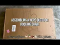 Assembling A PE Outdoor Rocking Chair