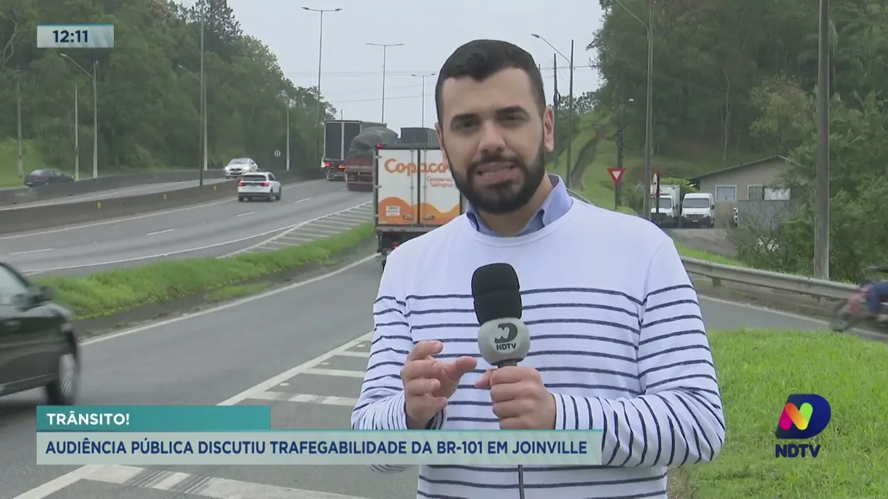 Trânsito: audiência pública discutiu trafegabilidade da BR-101 em Joinville