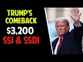 Lagu Trump’s Comeback Bill Just Passed — $3,200 Payments Might Hit SSI \u0026 SSDI Accounts Soon!