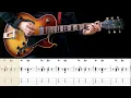 Midnight Blue - Kenny Burrell's Classic Jazz Guitar Melody + Easy Jazz Guitar Solo (with Tabs)