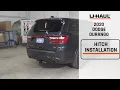 2020 Dodge Durango U-Haul Trailer Hitch Installation