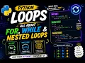 Python loops All about for while and nested loops