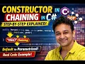 Constructor Chaining in C Explained with Real Code this Keyword OOP Concepts