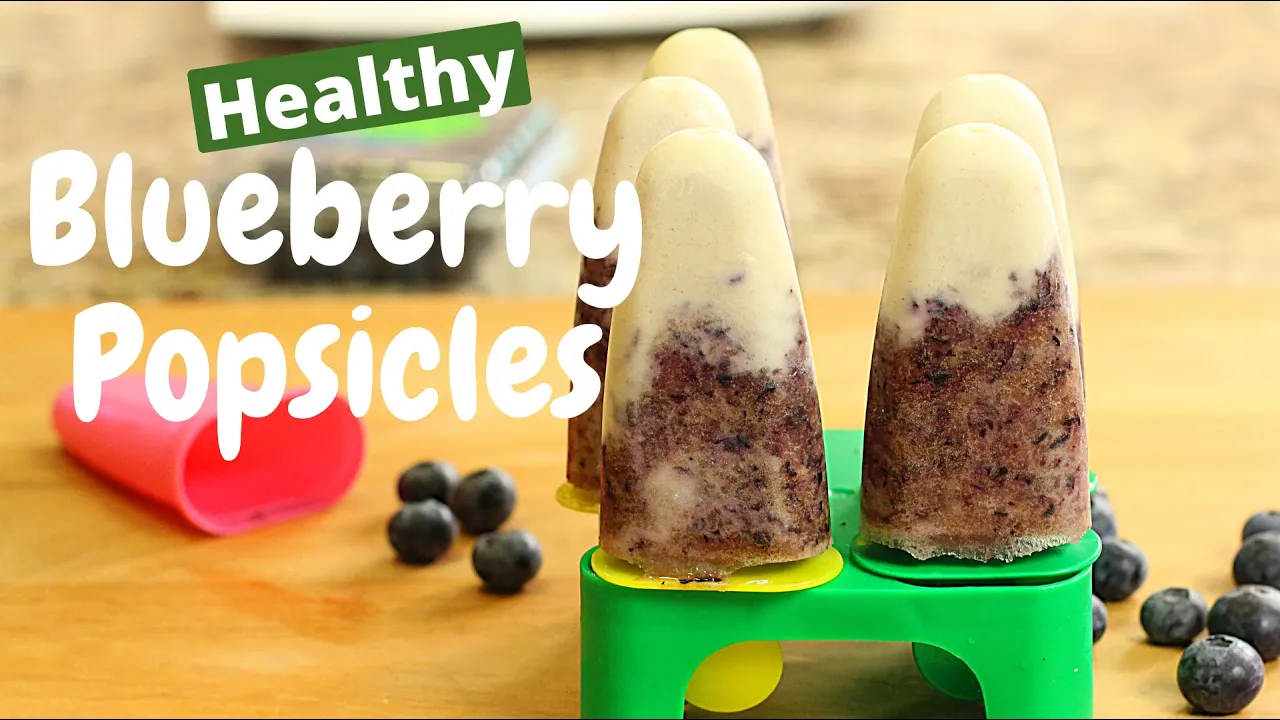 Homemade Blueberry Popsicles   Real Food Ingredients   Rockin Robin Cooks