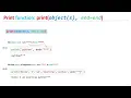 14 print function end - Presentation part