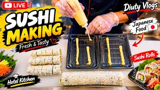 सुशी कसरी बन्छ पूरा भिडियो हेर्नुहोला।Watch the full video on how to make sushi.