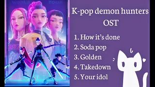  playlist k pop demon hunters ost 